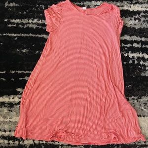old navy jersey orange-red swing dress. XL Tall